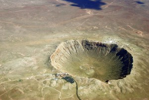 The interpretation of Meteor Crater in the 20th century helped establish the impact (not volcanic) origin of lunar craters. CC BY 3.0, Credit: Shane Torgerson.