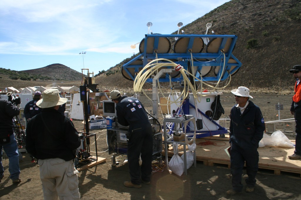 Moon mining test, moonraker